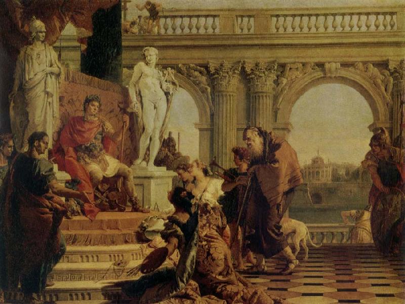 Giovanni Battista Tiepolo Maeccenas Presenting the Liberal Arts to Augustus